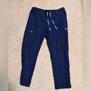 FIGS Navy Straight Leg Scrub Pants Size MPetite